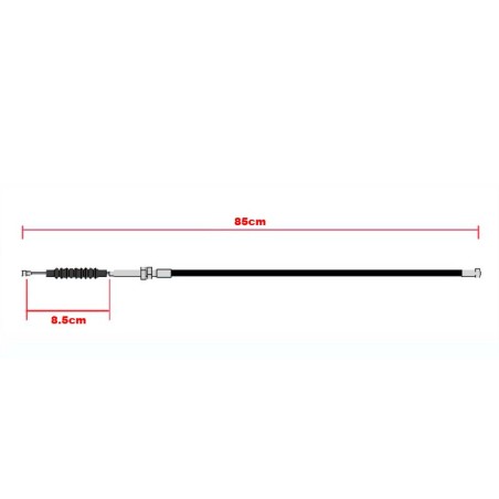 CABLE EMBRAGUE 85cm/Libre: 8.5cm (MINIGP)