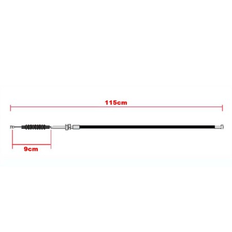 CABLE EMBRAGUE 9CM + FUNDA 115CM IMR 450
