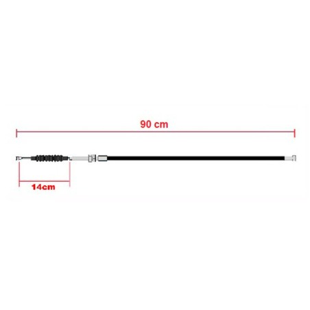 CABLE EMBRAGUE 90cm /Libre: 14cm MOTO 5